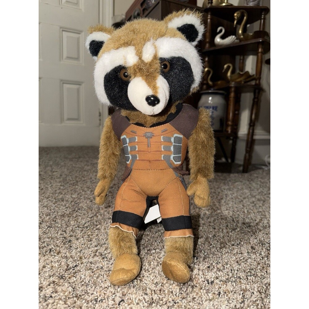 Marvel Rocket Raccoon Guardians of the Galaxy Plush Stuffed Animal Just Play